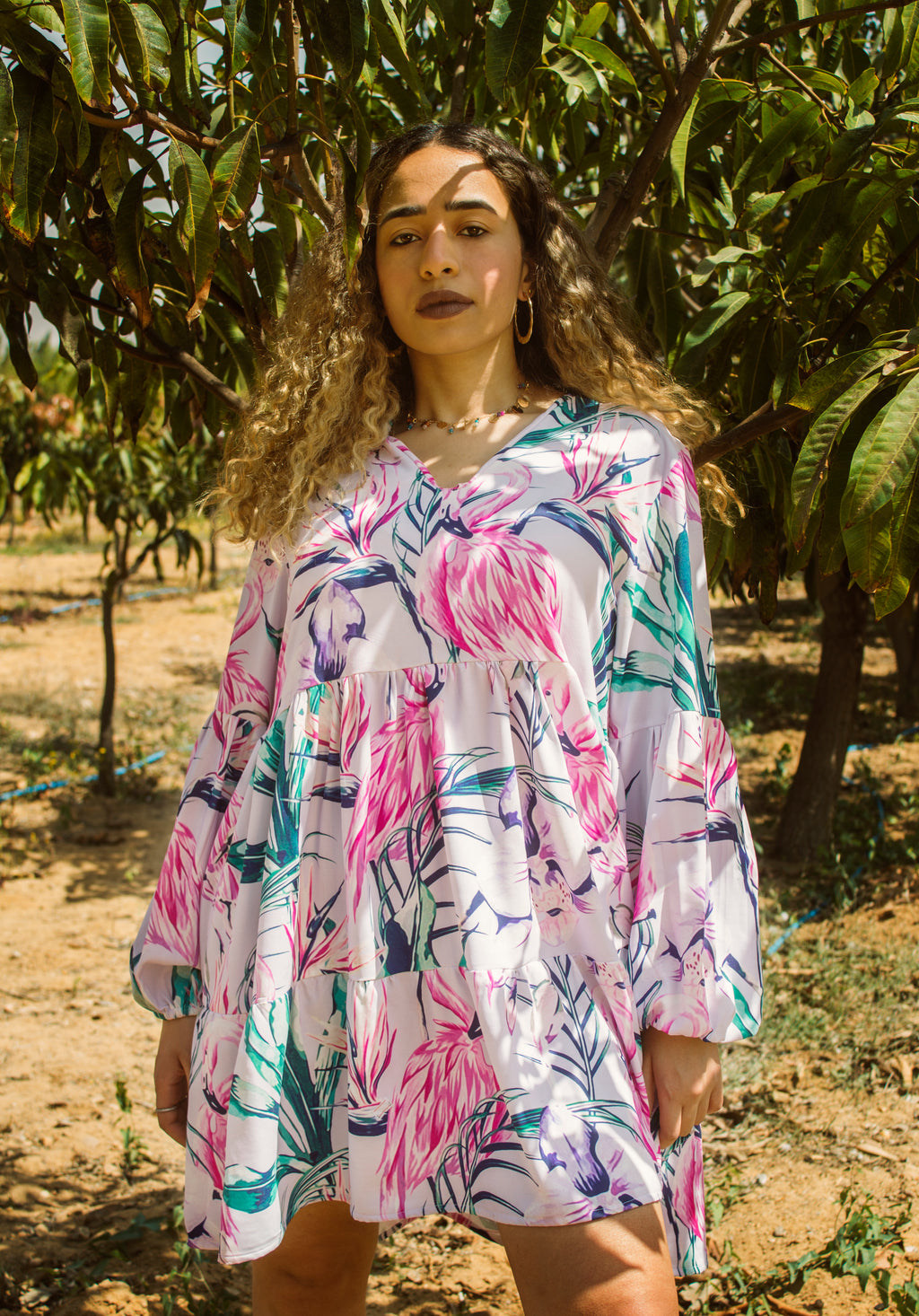 Short Flamingo Dress