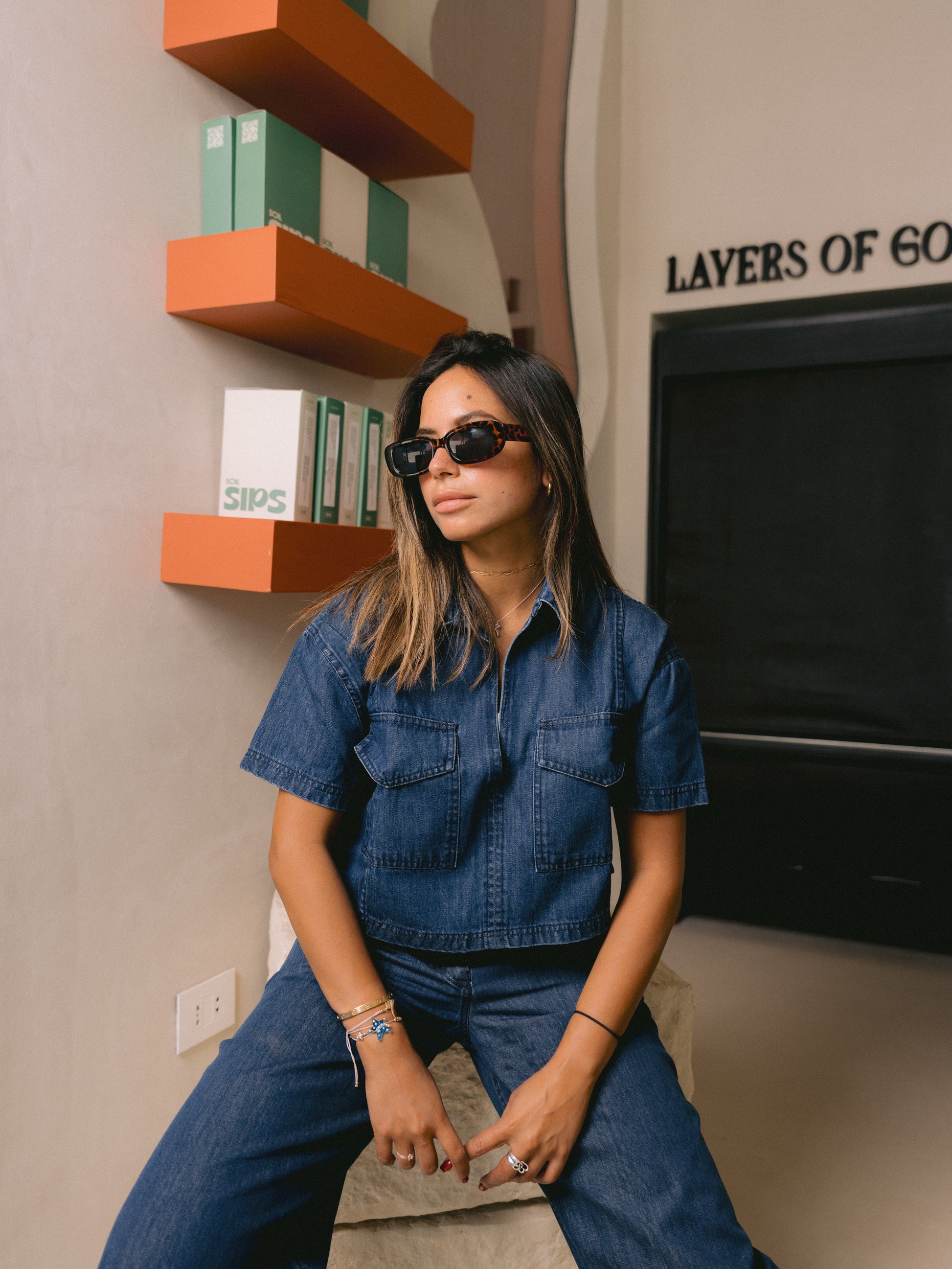 The City Denim Polo T-shirt