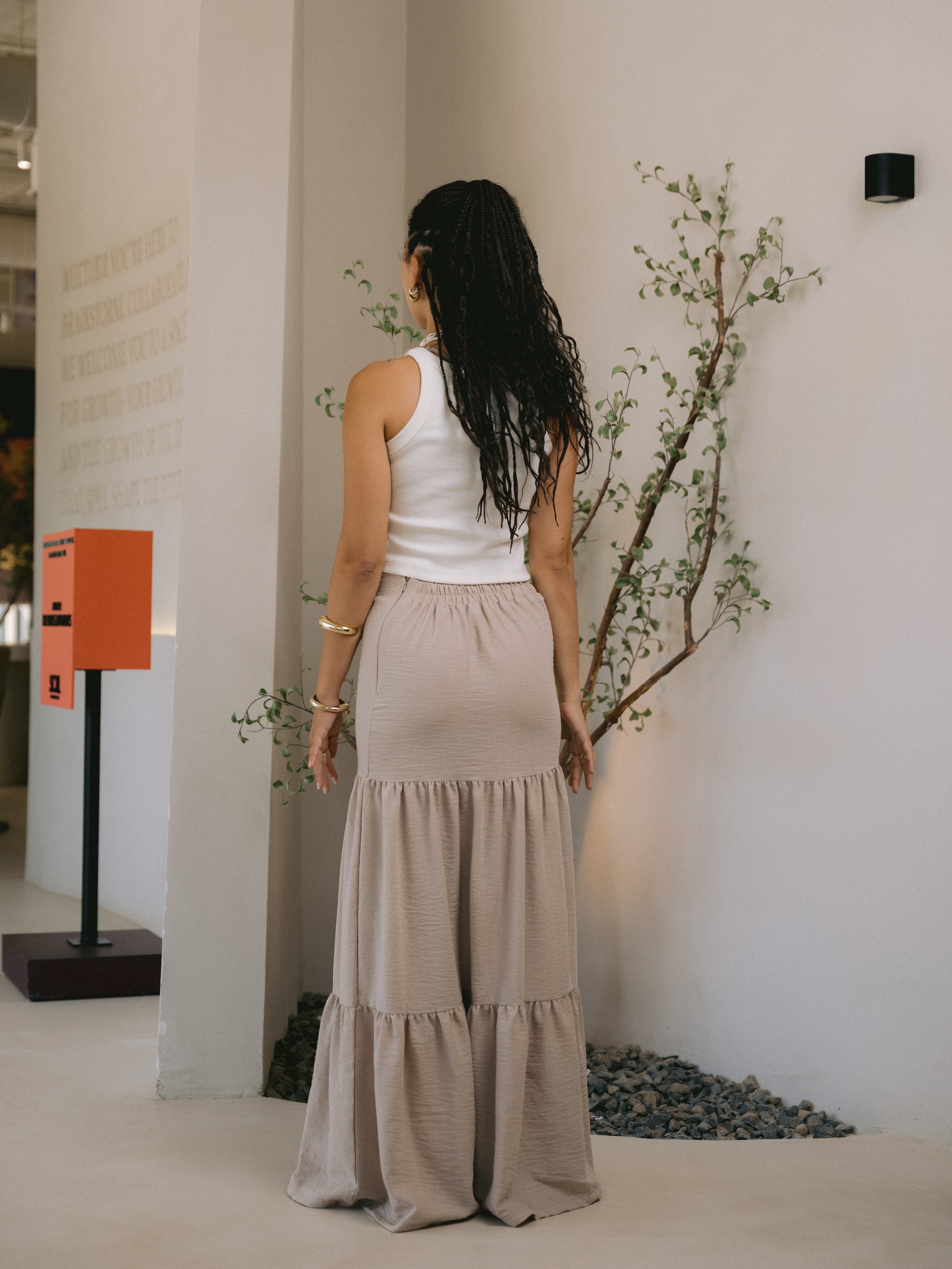Beige Carnaby Skirt