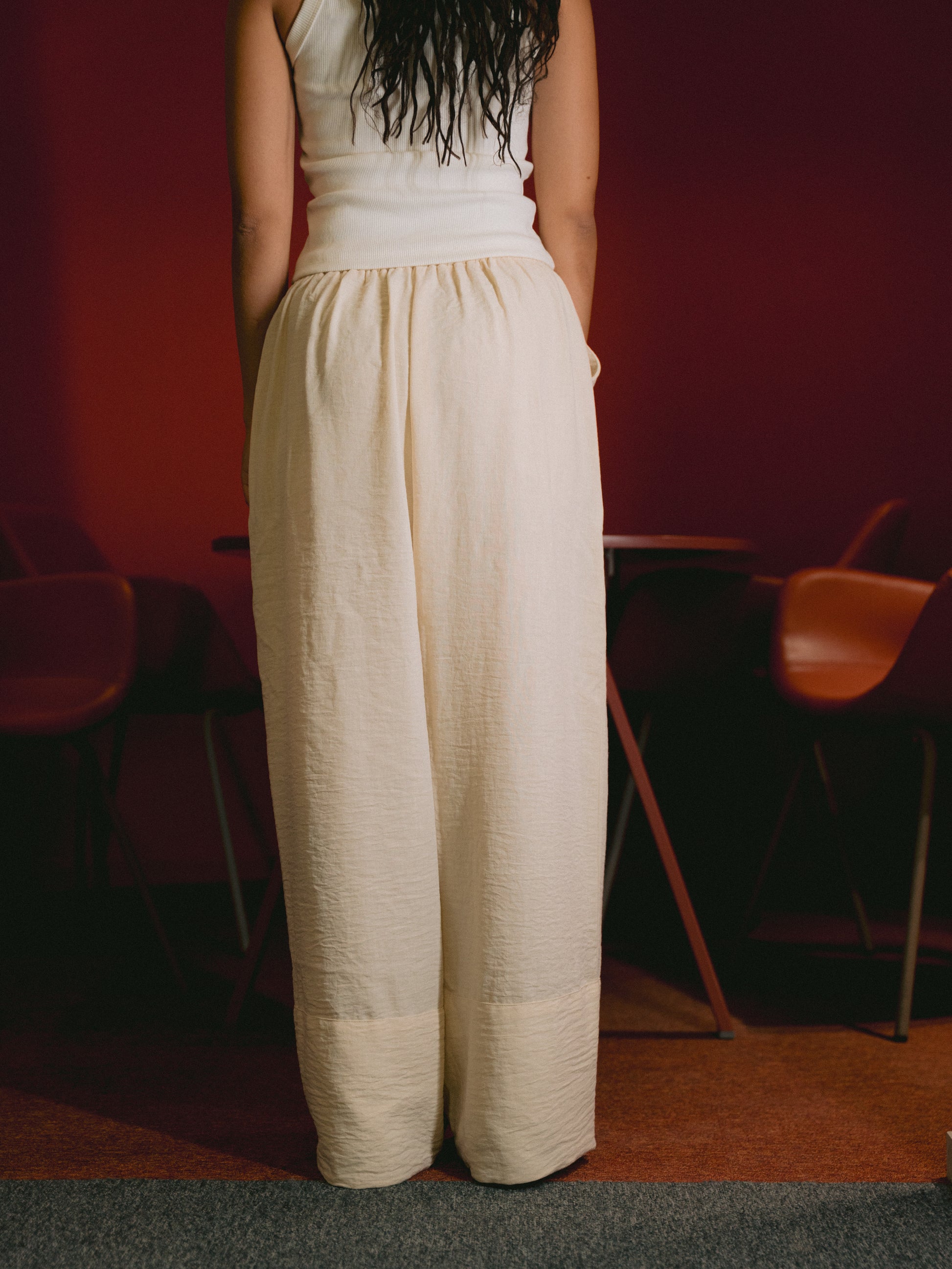 Cream Riviera Pants