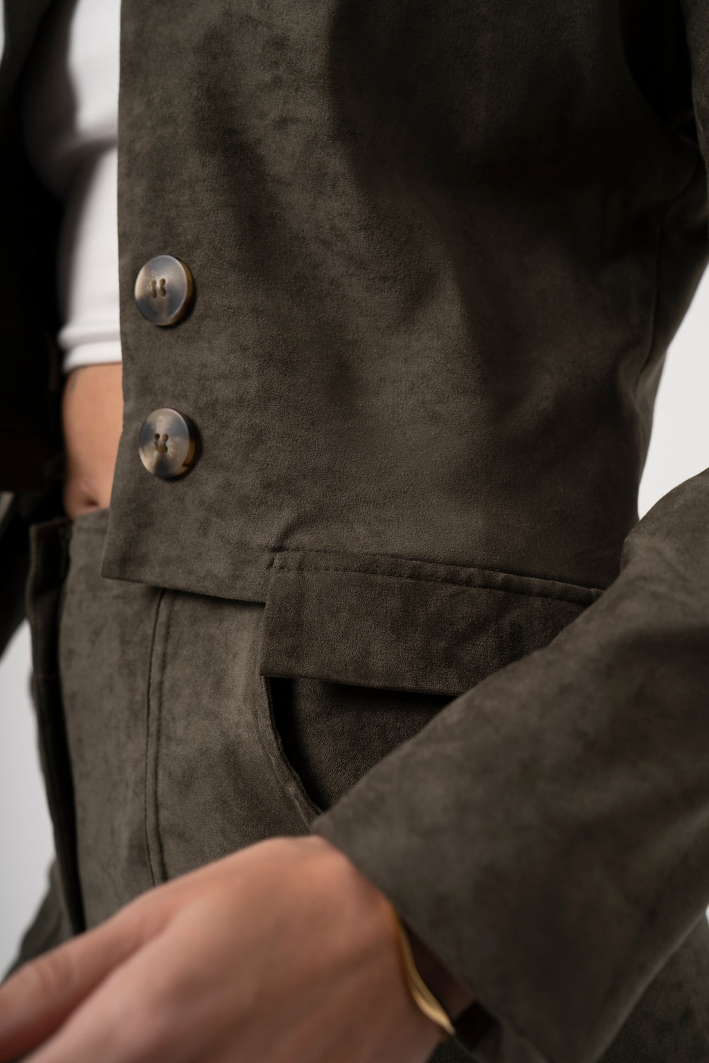 Lumière Blazer in Olive Green