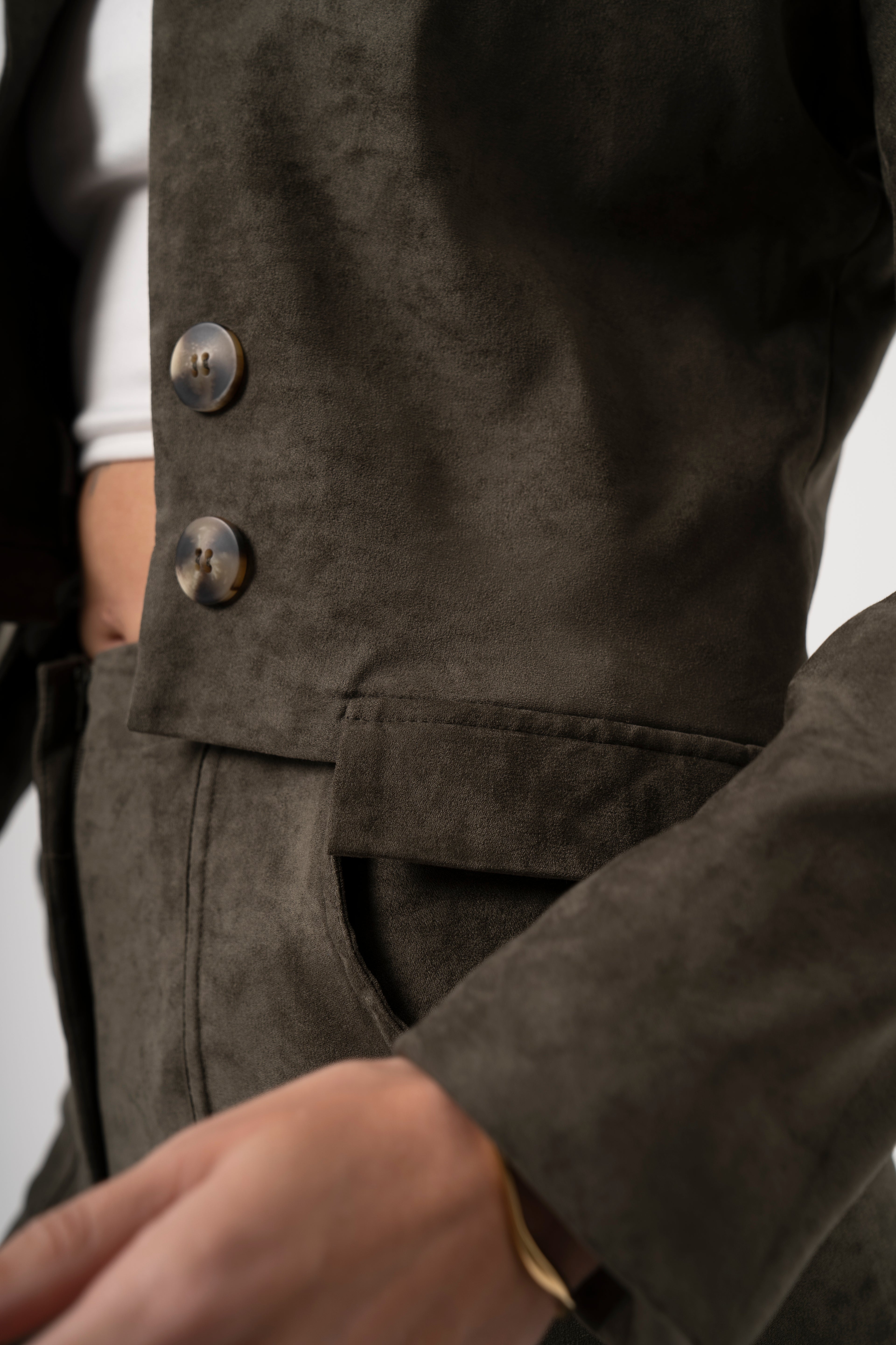 Lumière Blazer in Olive Green