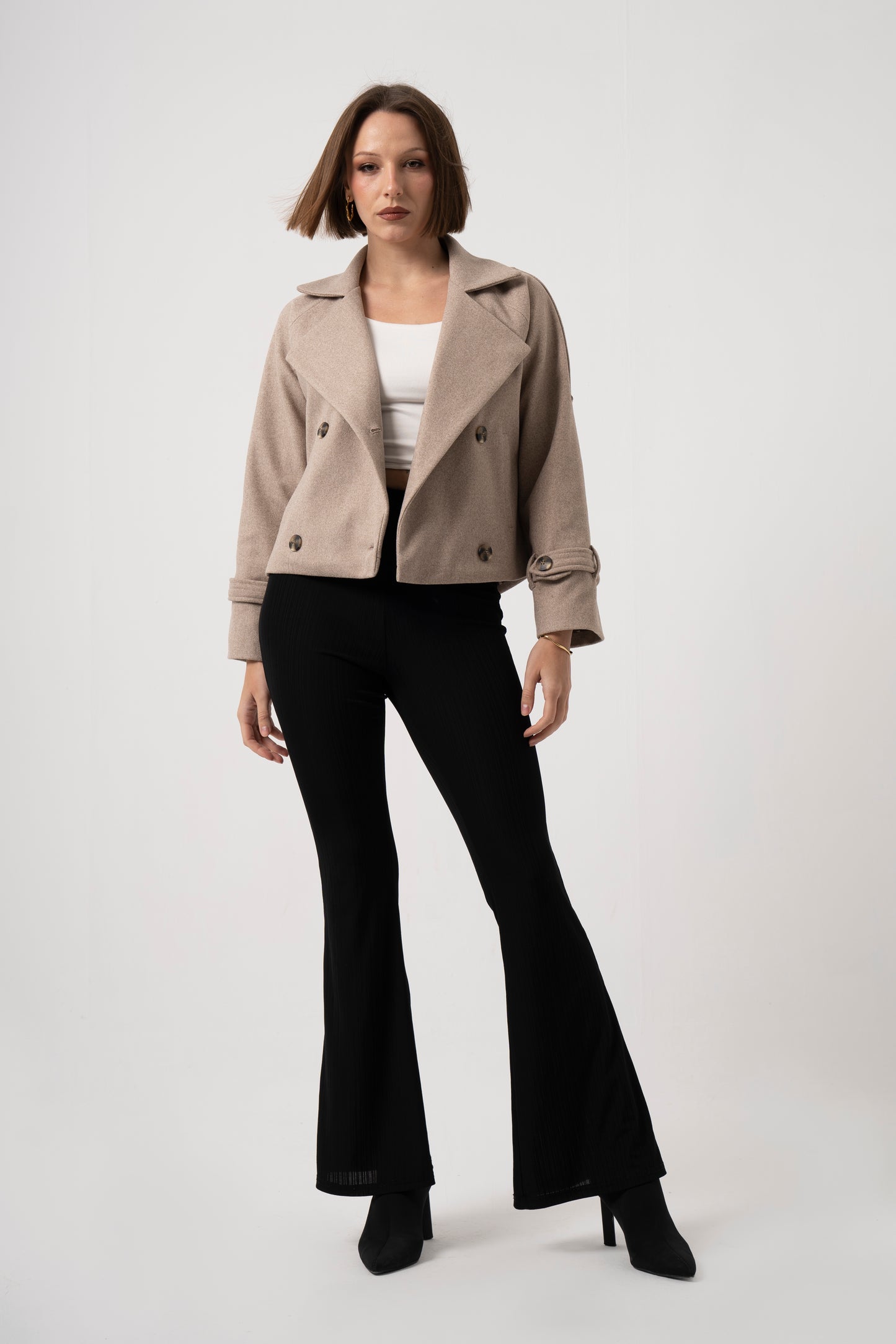 Beige Wool Jacket