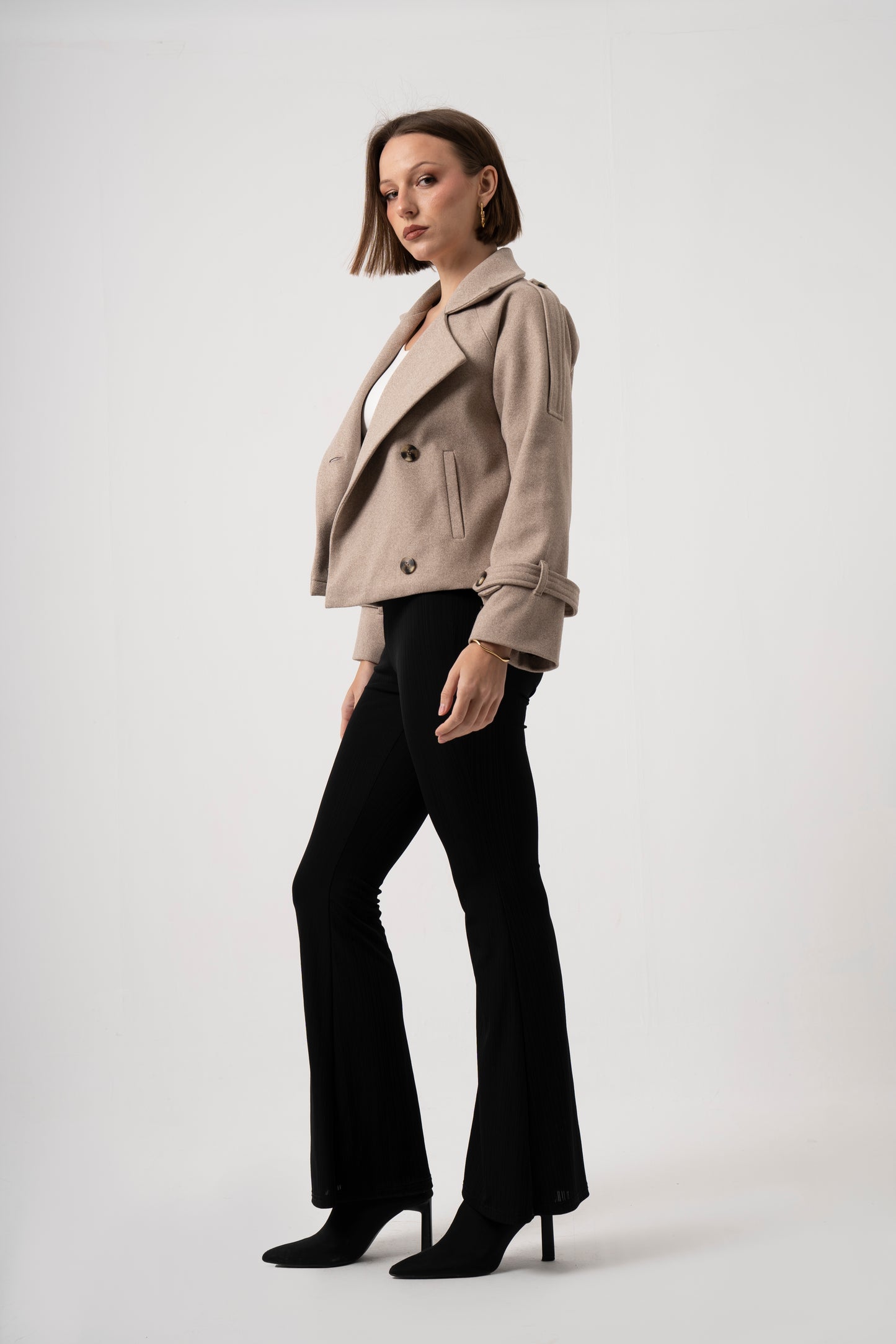 Beige Wool Jacket