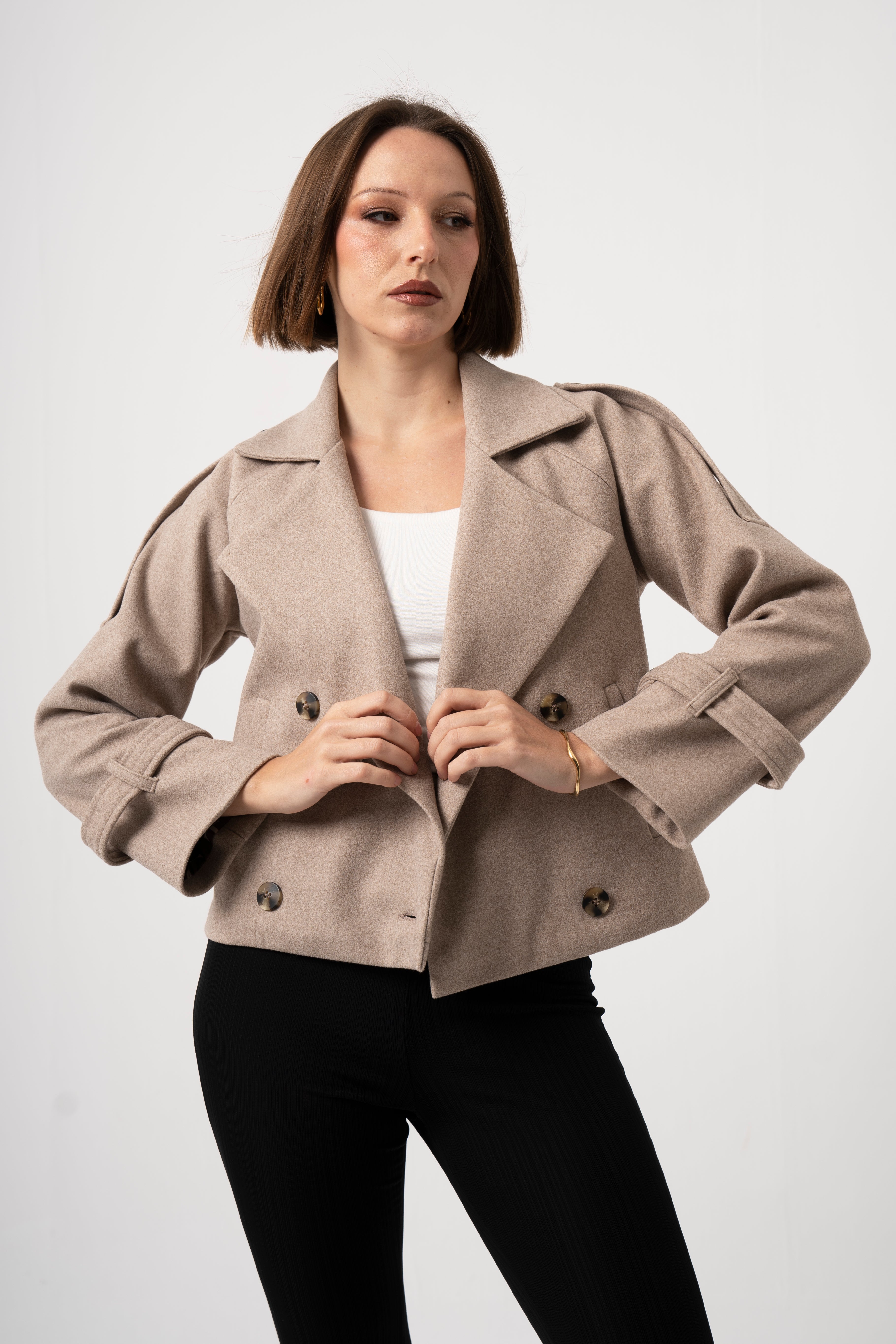 Sélène Jacket in Beige