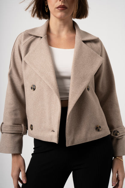 Beige Wool Jacket