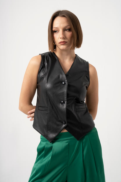 Leather Vest