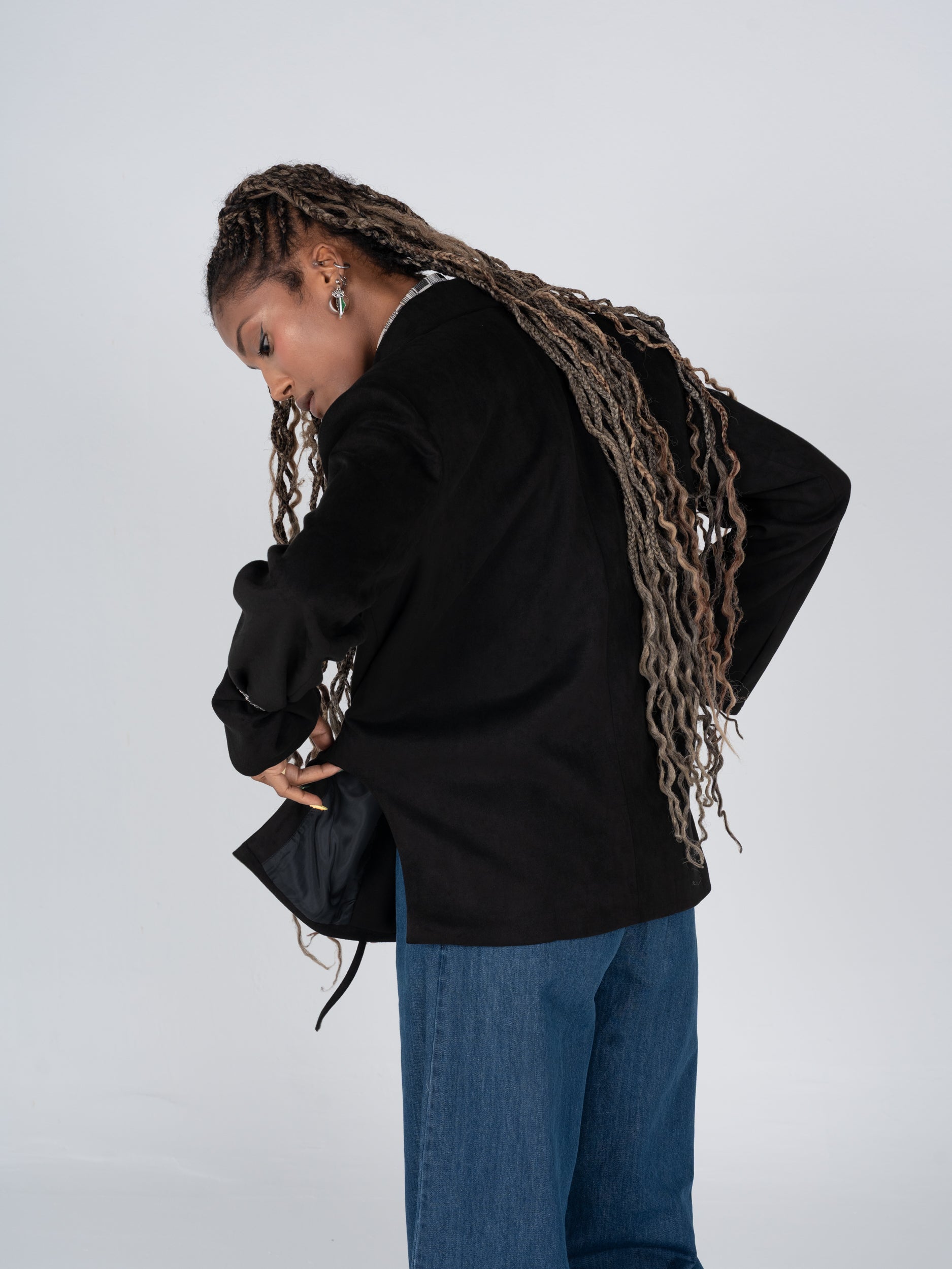 The Knot Black Blazer