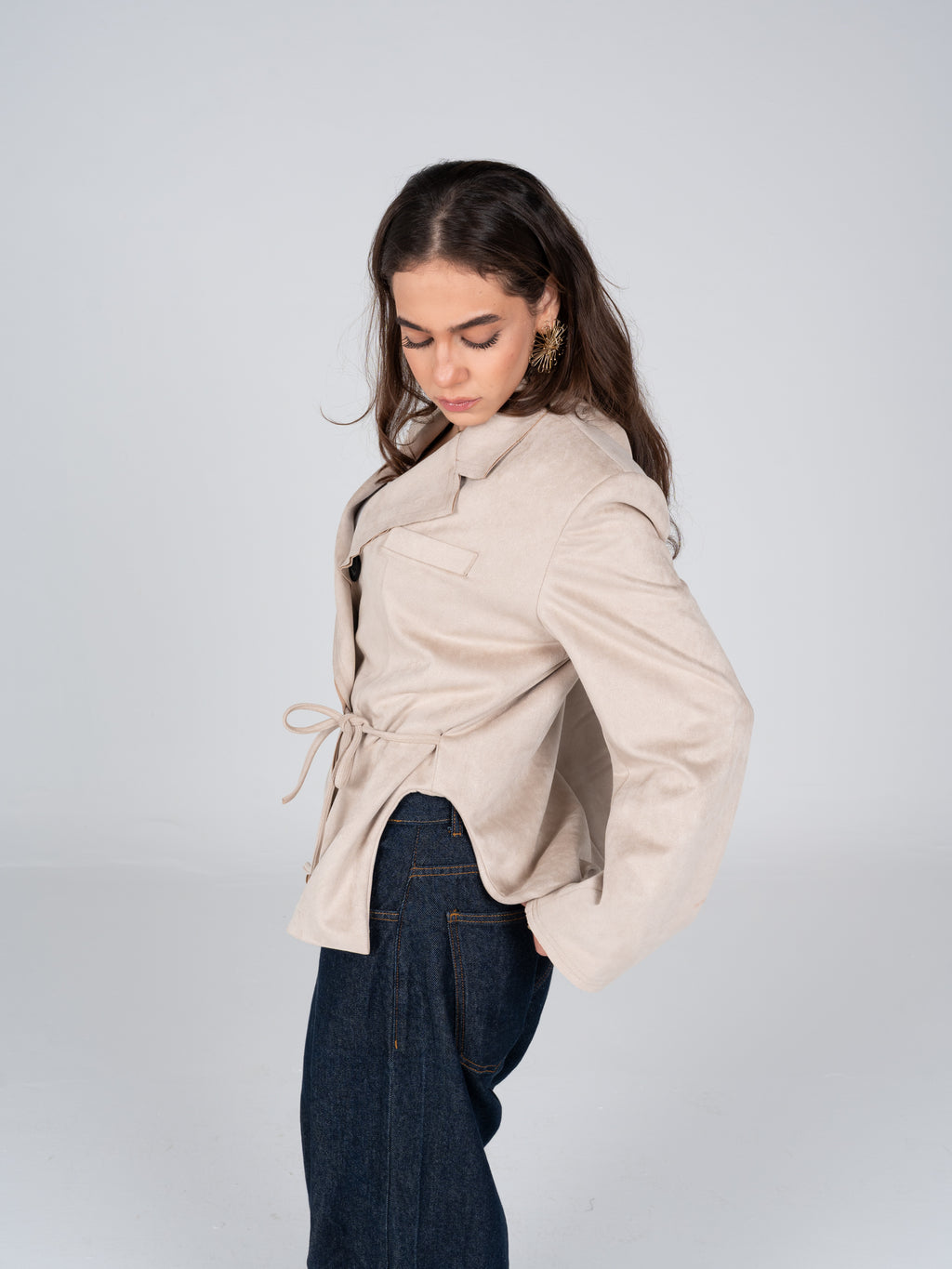 The Knot Beige Blazer