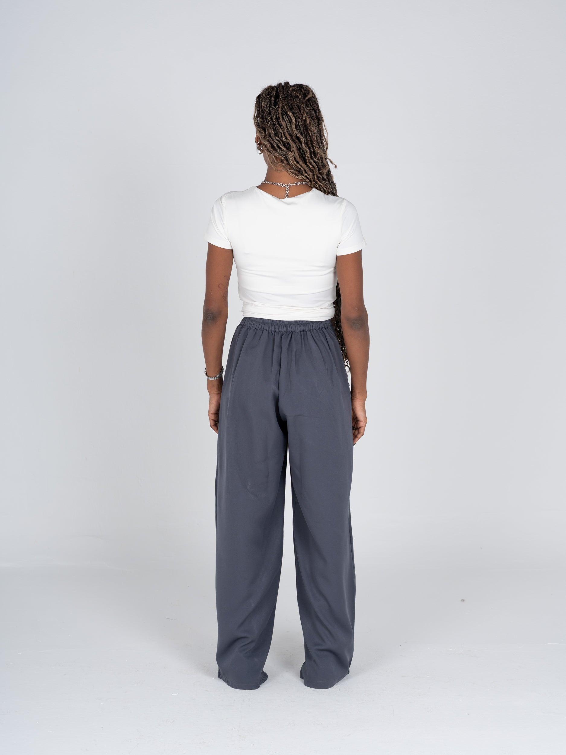 Grey Flowline Pants
