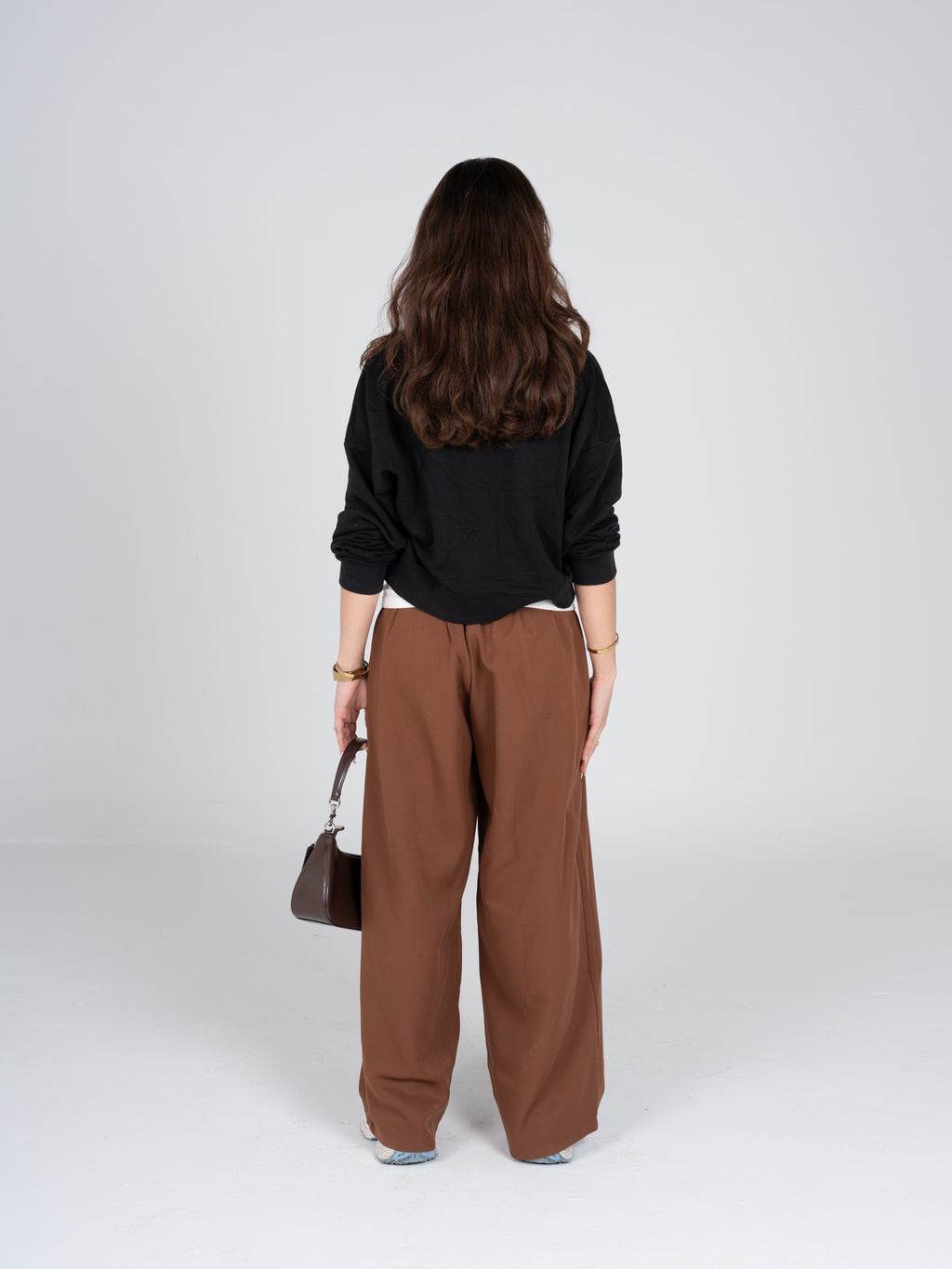 Brown Flowline Pants
