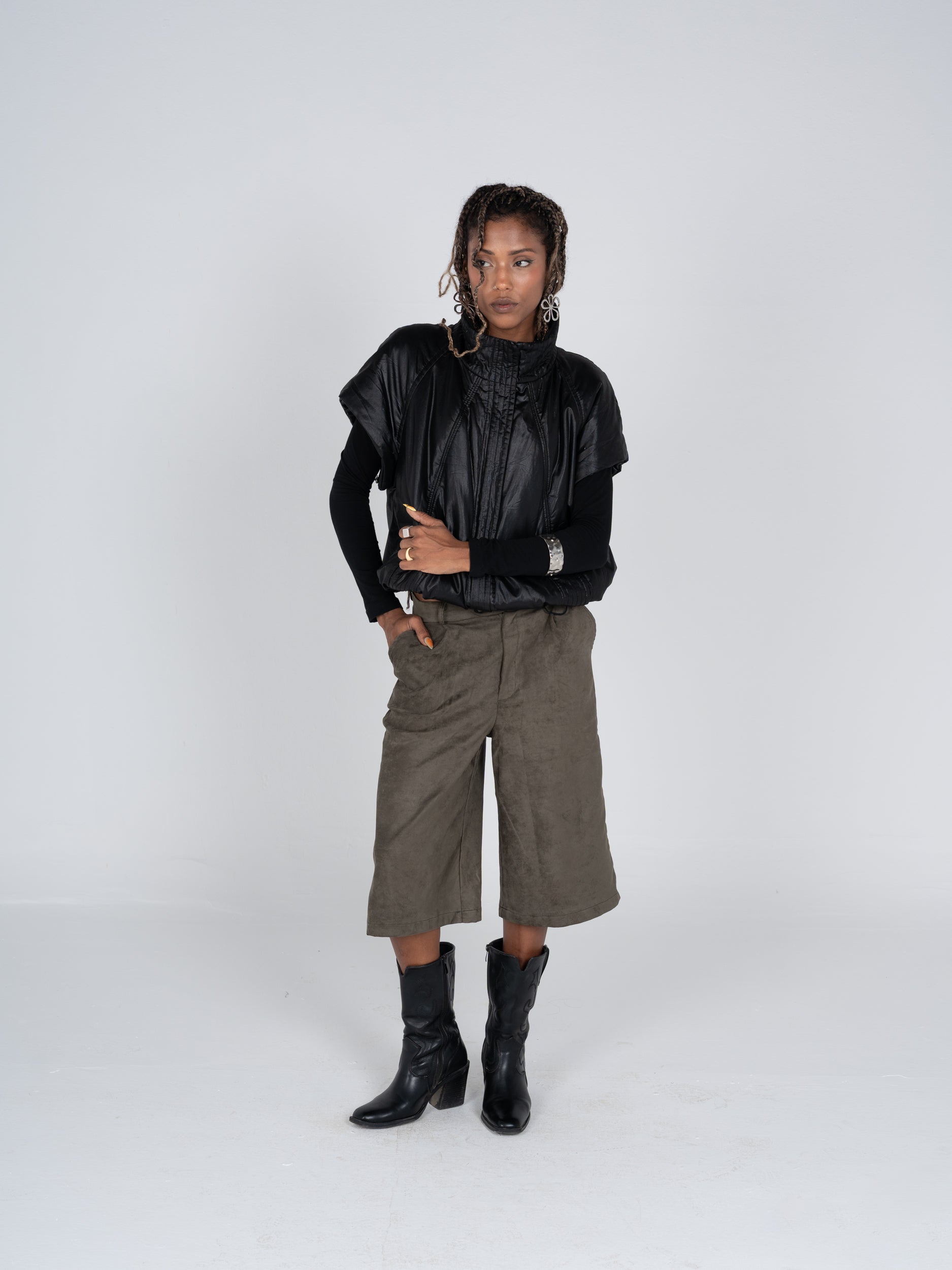 Bermuda Olive Shorts