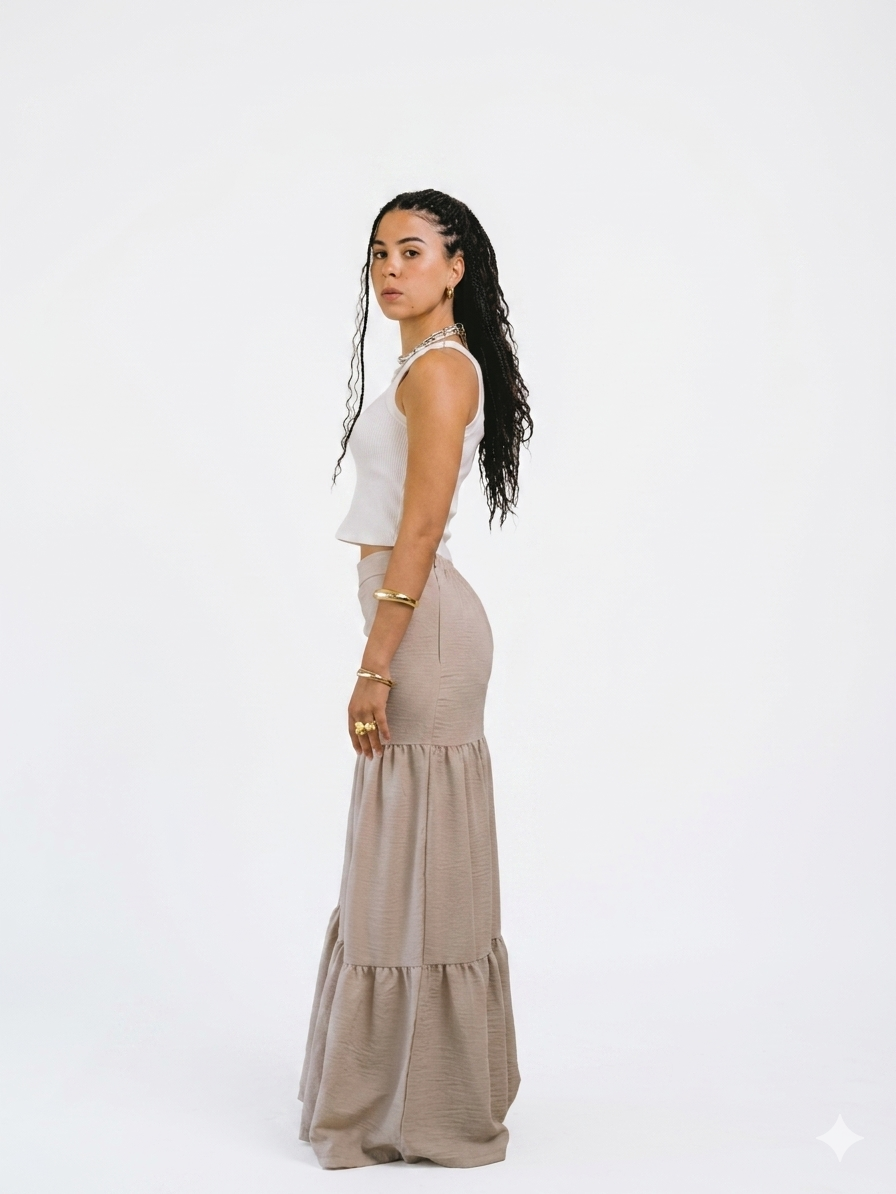 The Beige Carnaby Skirt