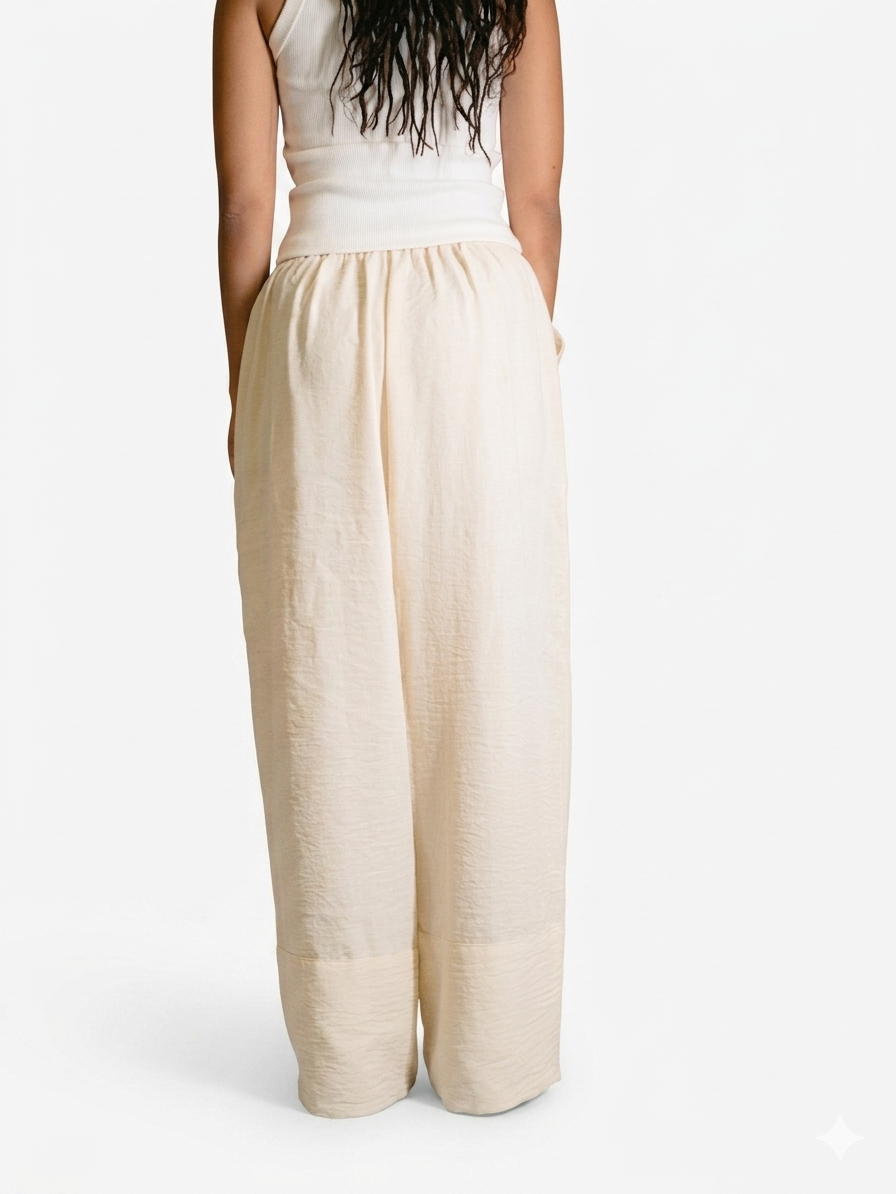 Cream Riviera Pants