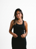 Black U Tank Top